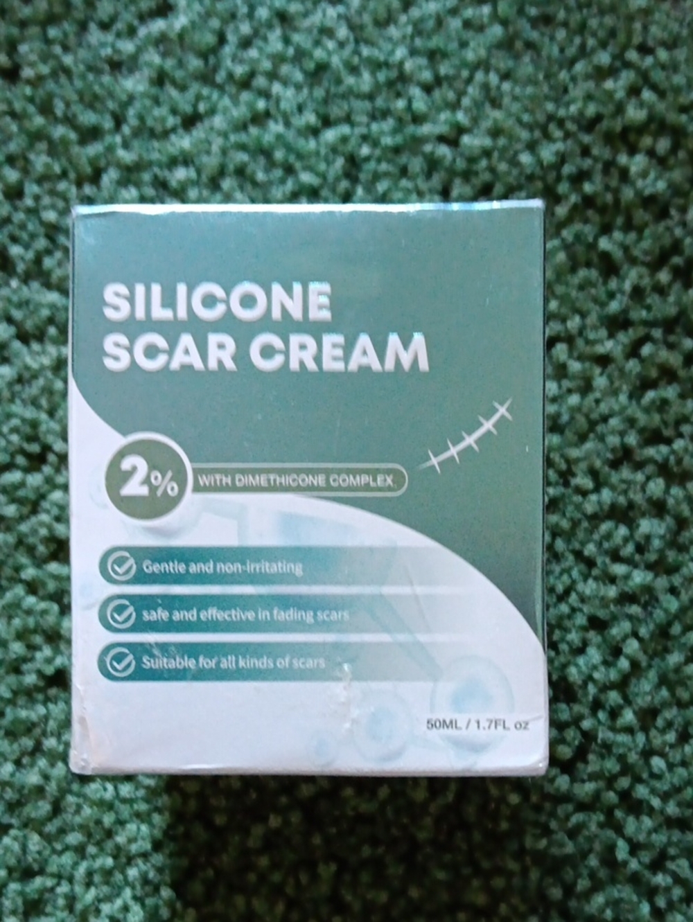 Silicone Scar Cream 2% - Green Soothing Gel
